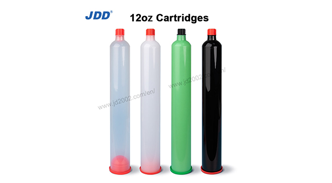 6/12 ounce dispensing syringe, solder paste syringe, SEMCO card-type large capacity dispensing syringe